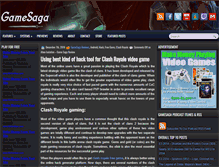 Tablet Screenshot of game-saga.com